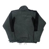 Columbia Fleece Jacket - Large Gray Polyester