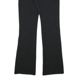 BOTTEGA VENETA Womens Cotton Blend Black Regular Flared Trousers W29 L32 Stylish