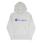 CHAMPION REVERSE WEAVE Mens Grey Hoodie S Classic Cotton Blend Pullover