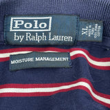 Polo By Ralph Lauren Striped Polo Shirt - XL Navy Cotton