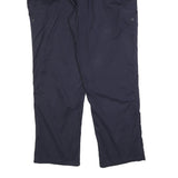 HALLYARD Mens Polyester Blend Navy Regular Fit Trousers W40 L32 Zip Closure