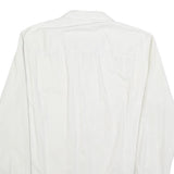 ARMANI EXCHANGE Mens White & Grey Pinstripe Shirt XS Button Up Cotton Blend