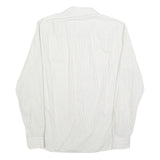 ARMANI EXCHANGE Mens White & Grey Pinstripe Shirt XS Button Up Cotton Blend