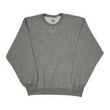 Blank Fruit Of The Loom Sweatshirt - Large Grey Cotton