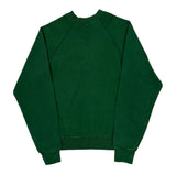 90'S Blank Lee Sweatshirt - Medium Green Cotton Blend