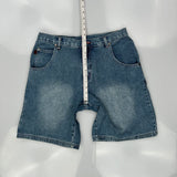 London Blues Denim Shorts - 32W 9L Blue Cotton