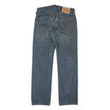 LEVI'S 505 Mens Jeans Blue Regular Straight Denim Medium W30 L30 Classic Fit Zip