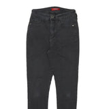 GUESS Womens Slim Fit Black Denim Skinny Jeans Cotton Blend Zip W22 L25