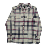 Patagonia Checked Flannel Shirt - XS Blue Cotton