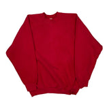 Gildan Blank Sweatshirt - Large Red Cotton