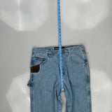 Wrangler Carpenter Jeans - 32W 34L Blue Cotton