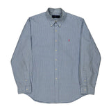 Ralph Lauren Checked Shirt - XL Blue Cotton