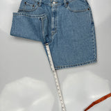 Levis Denim Shorts - 32W US 10 Blue Cotton