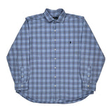Ralph Lauren Checked Shirt - 2XL Blue Cotton