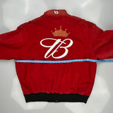 Dale Earnhardt Jr. Budweiser Chase Authentics Nascar Bomber Jacket - XL Red Polyester