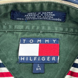 Tommy Hilfiger Striped Shirt - Large Multicoloured Cotton