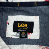 Lee Short Sleeve Shirt - 2XL White Cotton