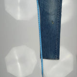 501 Levis Jeans - 36W 31L Blue Cotton