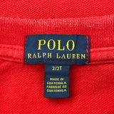Age 3 Polo By Ralph Lauren Polo Shirt - XS Red Cotton