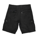 Levis Cargo Shorts - 32W 10L Black Cotton