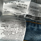 501 Levis Jeans - 32W 31L Light Wash Cotton
