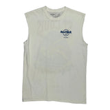 St. Louis Hard Rock Cafe Single Stitch Vest - Medium White Cotton