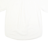 CHASE AUTHENTICS Mens White Team Winston Plain Shirt L Cotton Relaxed Fit Button