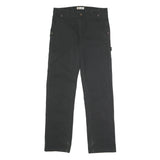 DICKIES Womens Black Regular Fit Straight Leg Trousers W32 L32 Workwear