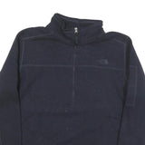 THE NORTH FACE Mens Black Outdoor Pullover Plain Crew Neck Polyester Blend