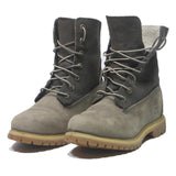 TIMBERLAND Womens Premium Lace-Up Ankle Boots Grey & Black Synthetic UK 4.5