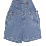 NORTHCREST Womens Blue Cotton Denim Dungarees Regular M W36 L34 Casual Retro