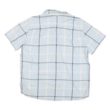 CARHARTT Mens Blue & Cream Check Shirt L Rugged Flex Button Down Casual