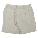 CARHARTT Mens Shorts Beige L W36 Casual Cotton Blend Workwear