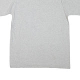 CHAMPION Mens Grey Colourblock Graphic T-Shirt L Short Sleeve Crew Neck