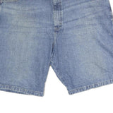 WRANGLER Mens Denim Blue Casual Cargo Shorts XL W40 Cotton Workwear