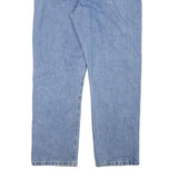 WRANGLER Mens Blue Regular Fit Straight Denim Jeans W37 L30 Classic Style