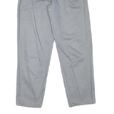 ROCHELLE Womens Cotton Blend Relaxed Blue Trousers W26 L27 Casual Zip