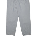 ROCHELLE Womens Cotton Blend Relaxed Blue Trousers W26 L27 Casual Zip