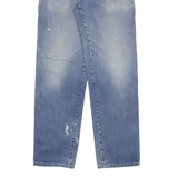 DICKIES Mens Jeans Blue Regular Straight Denim Medium W30 L32 Workwear Zip