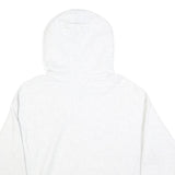 CHAMPION REVERSE WEAVE Womens White Hoodie L Cotton Blend Pullover Sweatshirt