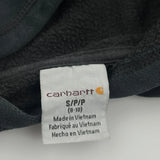 Age 8-10 Carhartt Hoodie - Small Black Cotton
