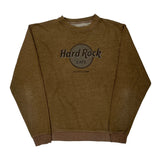 Punta Cana Hard Rock Cafe Sweatshirt - XL Brown Cotton Blend