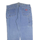 DICKIES Mens Relaxed Blue Denim Jeans W44 L32 Zip Cotton Blend Casual Workwear