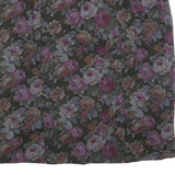 PETER HAHN Womens Purple Floral Print Straight Knee Length Woven Skirt M Elegant