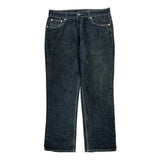 Chams Studded Jeans - 36W 31L Dark Wash Cotton