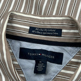 Tommy Hilfiger Striped Shirt - Medium Brown Cotton