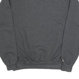 CHAMPION Mens Grey L Crew Neck Cotton Blend Pullover Sweatshirt Classic Comfort