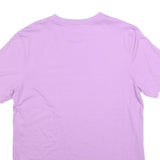 NIKE Mens Purple Logo Graphic T-Shirt M Short Sleeve Crew Neck Cotton