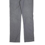 CARHARTT Mens Relaxed Grey Cotton Blend Zip Trousers W38 L36 Casual Workwear