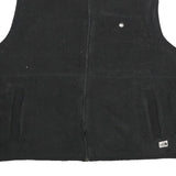 THE NORTH FACE Womens Black Fleece Vest 2XL Polyester Zip Closure Casual Outdoor